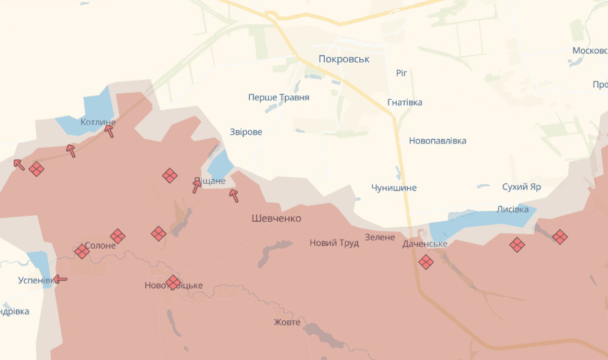 У МВА назвали, яка зараз відстань від Покровська до лінії фронту